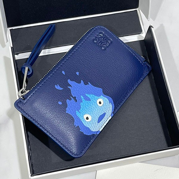 ロエベ コピー × ハウルの動く城 コイン&カードホルダー lob24791通販