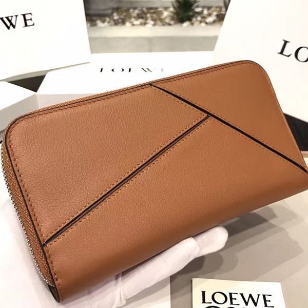 新作限定 ロエベ パズル オープン ウォレット 長財布 偽物 loh23061人気