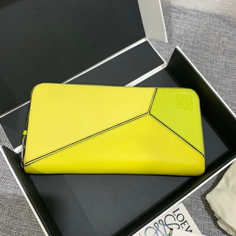 21AW新作ロエベ 財布 パズル パロディ ラウンドジップ ウォレット loi26540高い品質