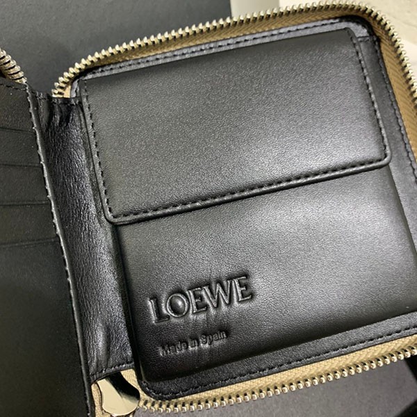 完売必至 ロエベ◇パズル◇ラウンドジップ二つ折り財布 偽物 loj61297N級品