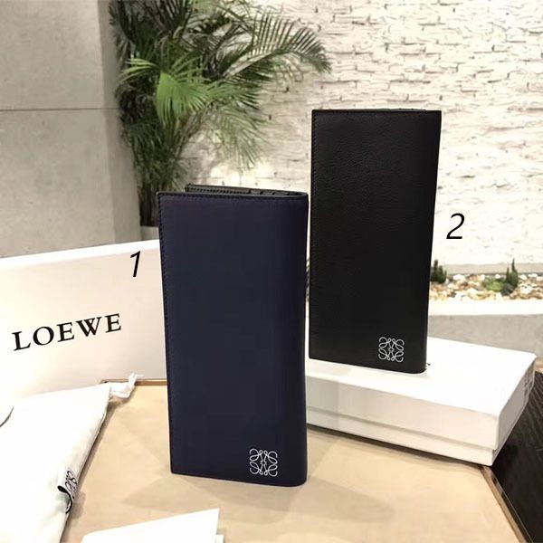 激安価格！ロエベ ソフトグレインカーフ ロングホリゾンタルウォレット コピー 2色 loq16248