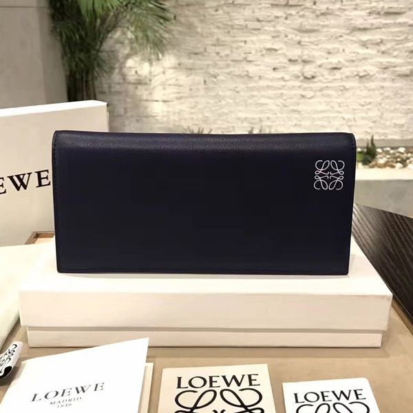 激安価格！ロエベ ソフトグレインカーフ ロングホリゾンタルウォレット コピー 2色 loq16248通販