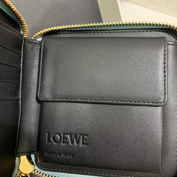 可愛い ロエベ◇パズル◇ラウンドジップ二つ折り財布 コピー lox74910N級品