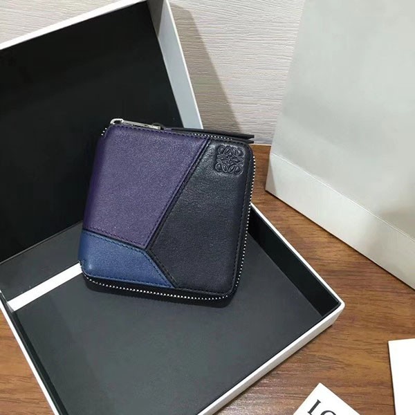 日本未入荷 ロエベ◇パズル◇ラウンドジップ二つ折り財布 コピー loy17840通販