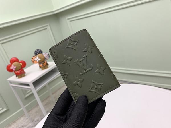 21AW ルイヴィトン 財布 偽物 名刺入れ カードケース パスケース ブラック LV20220代引きを販売