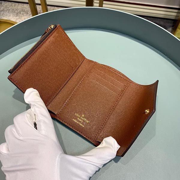 ルイヴィトン 財布 偽物 ポルトフォイユ ヴィクトリーヌ ダミエ エベヌ ミニ財布LV20270人気