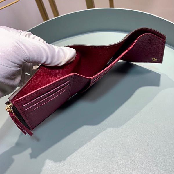 ルイヴィトン 財布 偽物 ポルトフォイユ ヴィクトリーヌ ダミエ エベヌ ミニ財布LV20272N級品