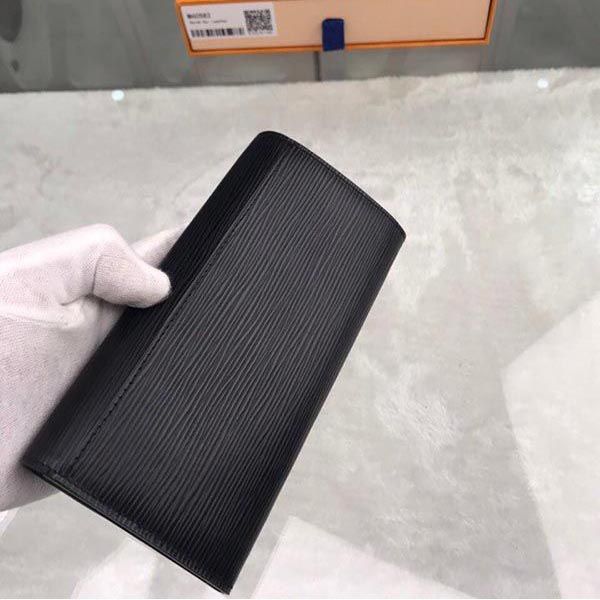 国内即発 ルイヴィトン 財布 偽物 ポルトフォイユ サラ ノワール M60582品質保証