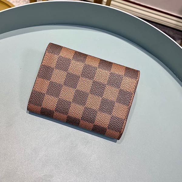 ルイヴィトン 財布 コピー ポルトフォイユ ヴィクトリーヌ ダミエ エベヌ ミニ財布 M61700激安送料無料