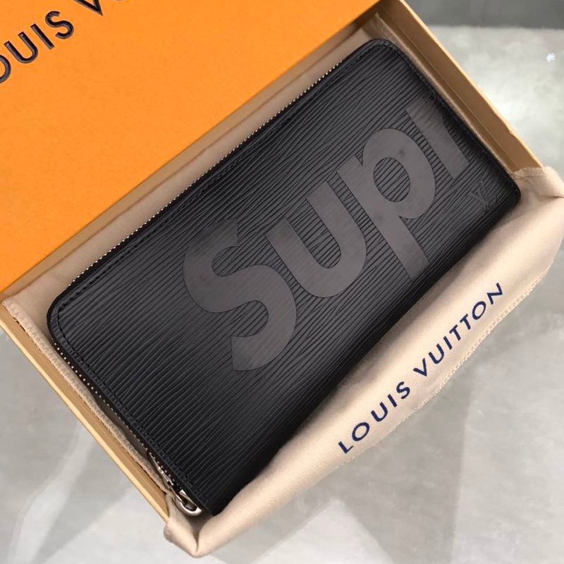 シュプリーム ヴィトン 財布 コピー ジッピーウォレット 新作 Epi Leather Zippy Organizer Wallet 黒 M67548品質保証