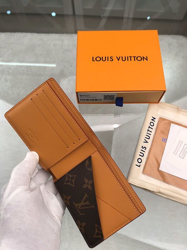大人気！ルイヴィトン 財布 偽物 モノグラム 2つ折り財布☆ポルトフォイユ・ミュルティプル M69024人気