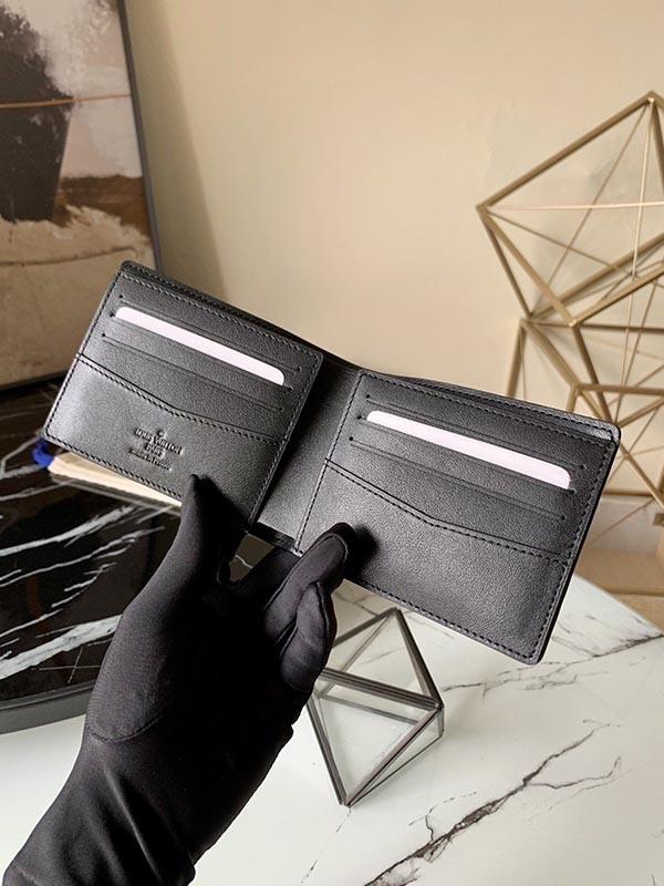 ルイヴィトン 財布 コピー 折り財布 ブラック モノグラム M69075高い品質