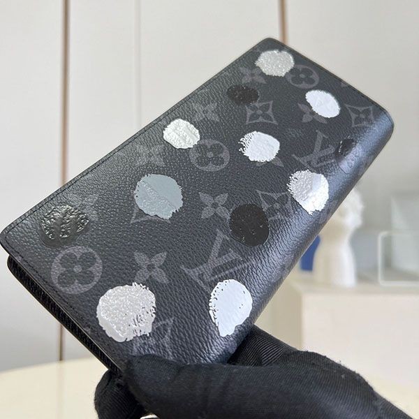 ルイヴィトンx草間彌生コラボ モノグラム ブラザ 長財布 コピー M81932激安送料無料