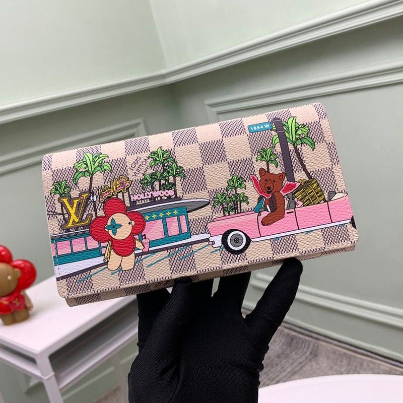 【日本未発売】ルイヴィトン ヴィヴィエンヌ ポルトフォイユ サラ 長財布 偽物 N60497激安送料無料