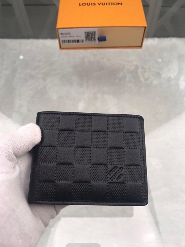 [ルイヴィトン 財布 コピー] ポルトフォイユ スレンダー ダミエ アンフィニ N63263激安送料無料