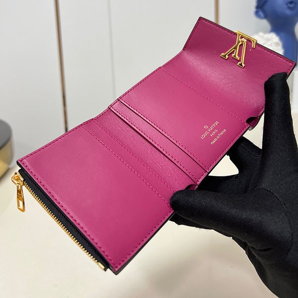 ルイヴィトン ポルトフォイユカプシーヌ コピー XS 三つ折り財布 vuj06562N級品