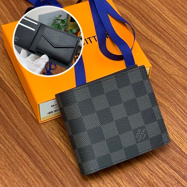 世界中で大人気♪ルイヴィトン コピー ポルトフォイユ・マルコ NM ダミエ 2つ折り財布 vul18342