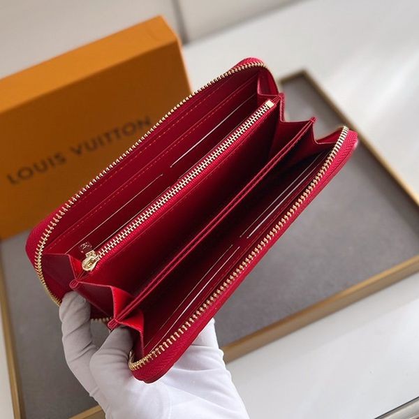 2023ルイヴィトン ジッピー ウォレット レッド最新長財布 vus92162N級品