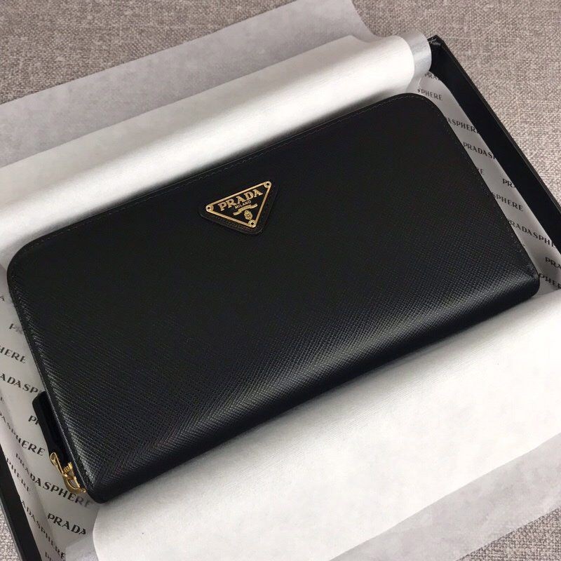 目を惹くカラー プラダ ファスナー付長財布 長財布 偽物 信用第一 puk13864激安送料無料