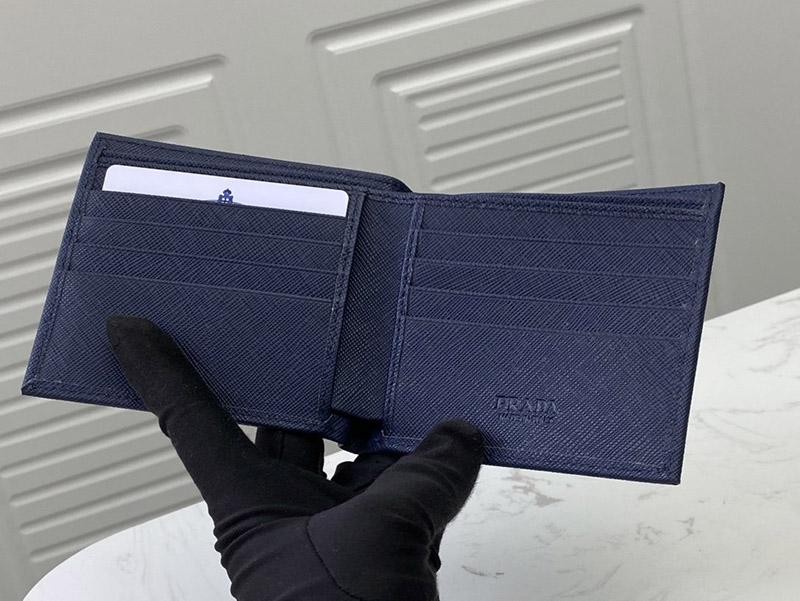 《大人気》プラダ レザー折りたたみ財布 コピー pui67139最高級
