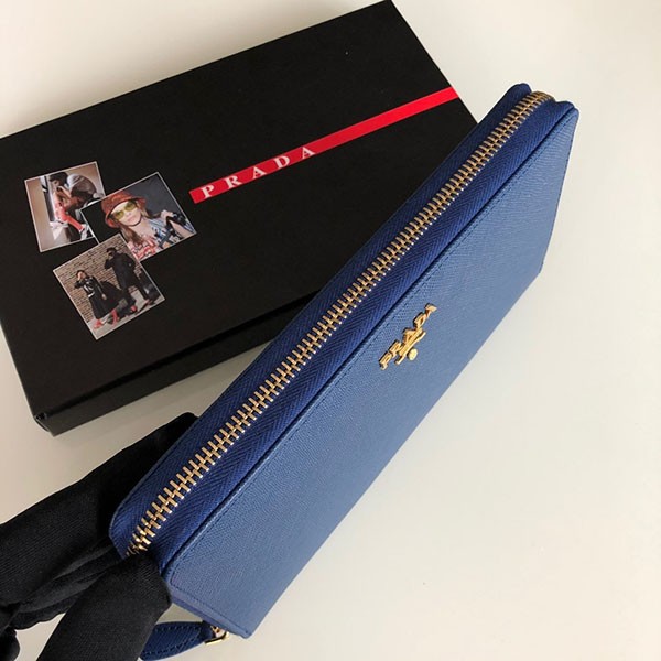 追跡付 プラダ サフィアーノ メタルロゴ 長財布 コピー puc34152代引きを販売
