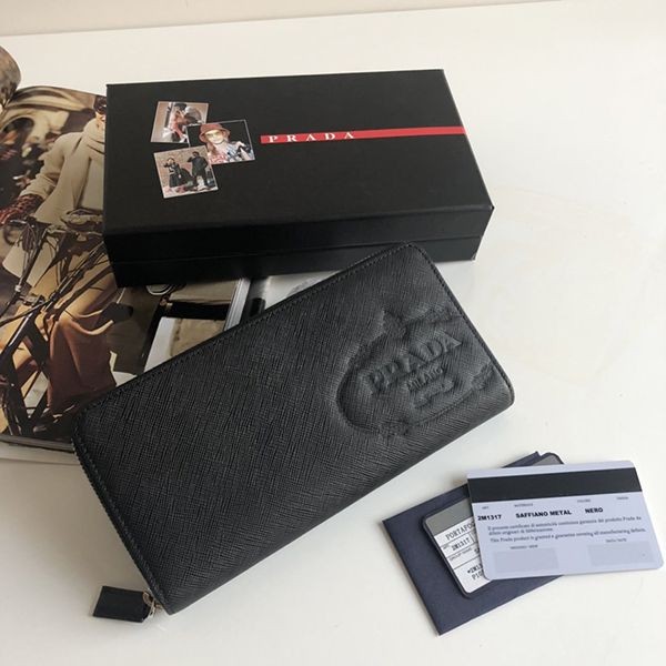 可愛い プラダブランド★超入手困難 サフィアーノ 長財布 偽物 pug38342通販