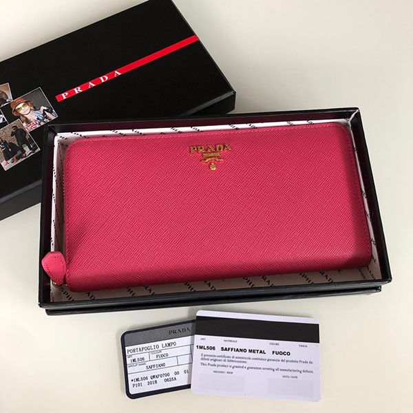 最安値挑戦 プラダスーパーコピー サフィアーノレザー ジップアラウンド長財布 pum05719代引きを販売