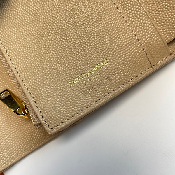 サンローラン モノグラム 三つ折り財布 偽物 ゴールド金具 Saa95387N級品