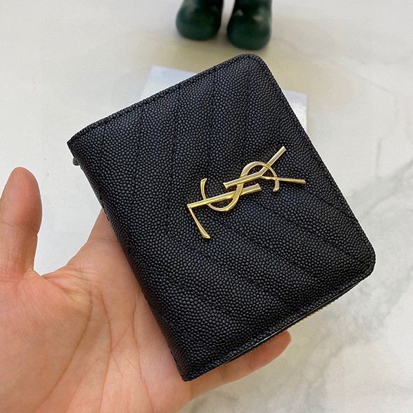 最新 サンローラン YSL ２つ折り ミニ財布 偽物 Saz70832人気