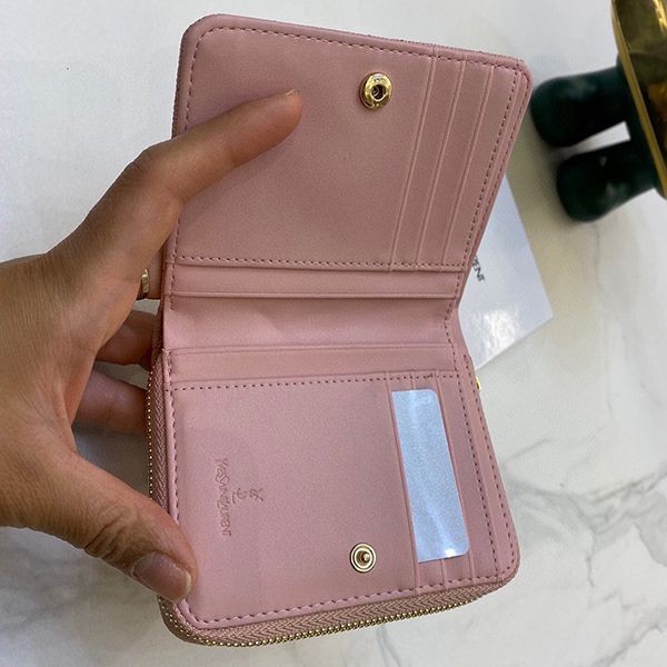 最新 サンローラン YSL ２つ折り ミニ財布 偽物 Saz70832最高級