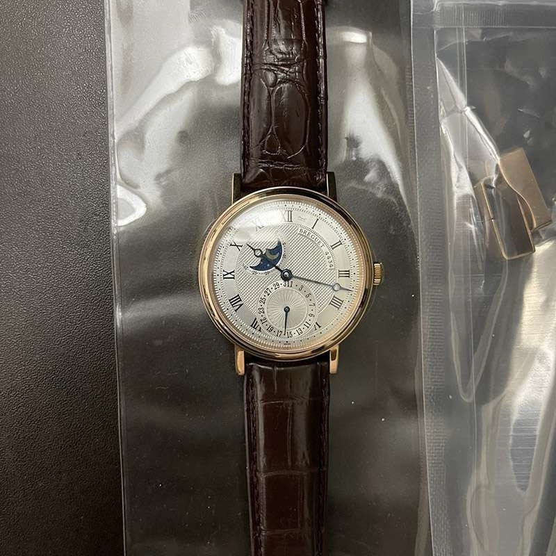 累積売上総額第１位！ブレゲ クラシック ムーンフェイズ 偽物 メンズ 40 mm 時計 buo40603激安送料無料