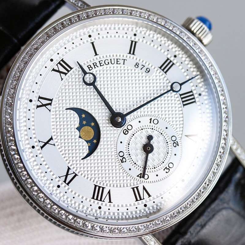 一目惚れ♪ブレゲ クラシック ムーンフェイズ コピー メンズ 40 mm 時計 bup72425激安送料無料