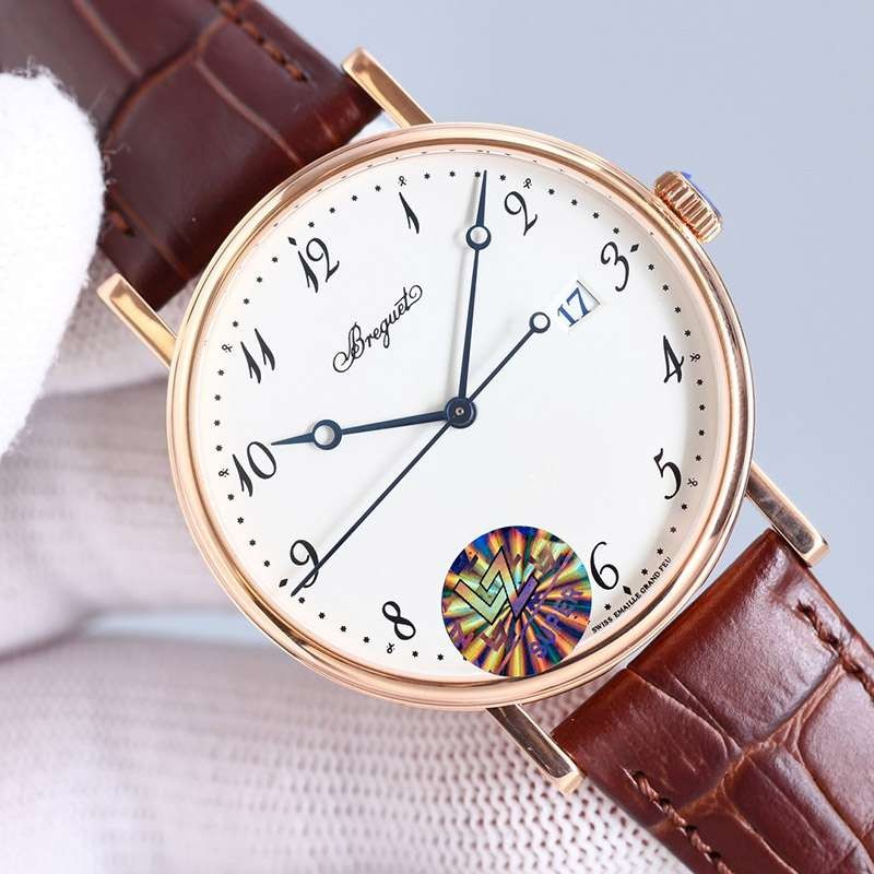 稀少ブレゲ クラシック シリシオン 偽物 メンズ 38 mm 時計 2色 buu94465人気