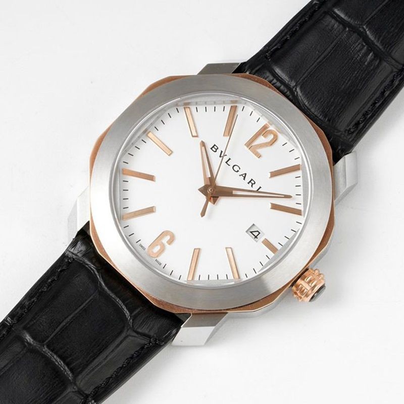 希少色ブルガリ 時計 オクト ローマ 41mm Octo Roma スーパーコピー Bub40825激安送料無料