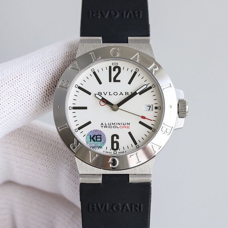 希少色ブルガリ 時計 スーパーコピー アルミニウムウォッチ 39mm 2色 Bug93251代引きを販売