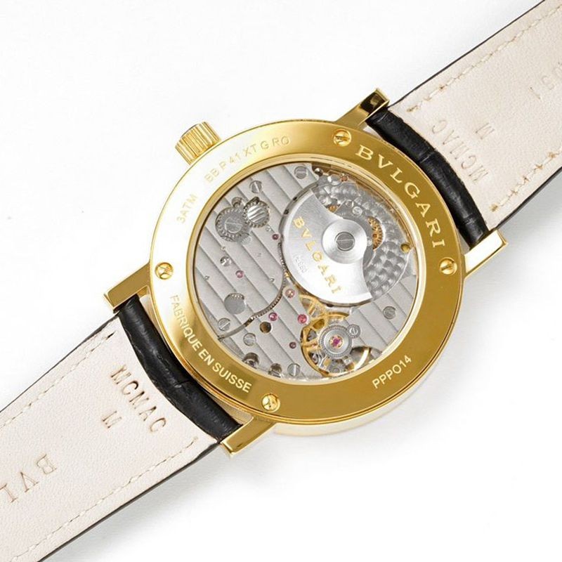 100%実物写真ブルガリ 腕時計 カーボンゴールド ローマ 偽物 41mm Bup10529人気