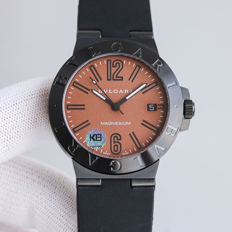 世界中で大人気♪ブルガリ 時計 スーパーコピー アルミニウムウォッチ 39mm 2色 Buu18937高い品質