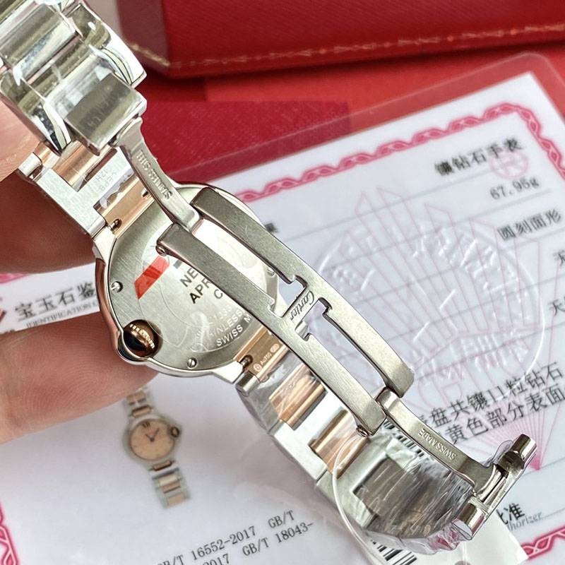 完売必至カルティエ スーパーコピー バロンブルー 28ｍｍ WE902052N級品