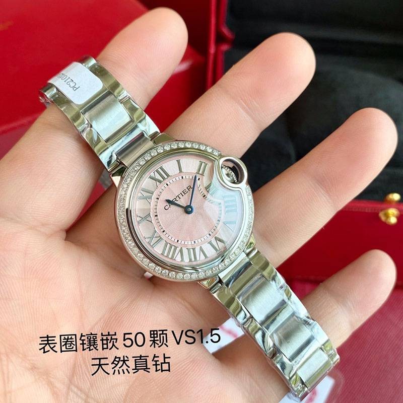 最安値挑戦カルティエ 偽物 バロンブルー ３３ｍｍ kae37544高い品質