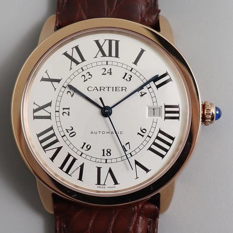 ★日本!!人気！カルティエ コピー ロンドソロ XL 42 mm kah43373高い品質