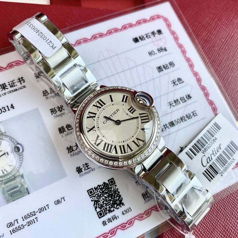 可愛いカルティエ バロンブルー ３３ｍｍ スーパーコピー kar50365激安送料無料