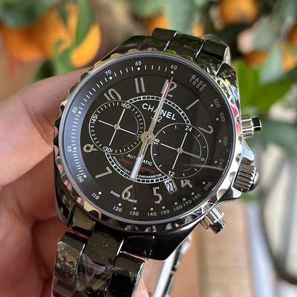 新作限定♪シャネル J12 コピー 時計 41mm ブラック shb69702激安送料無料
