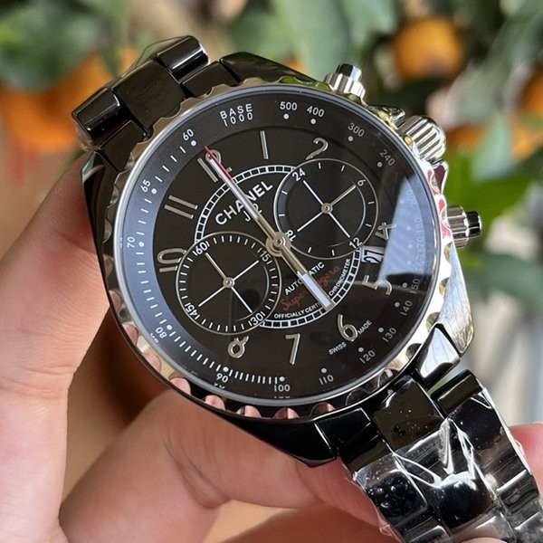 新作限定♪シャネル J12 コピー 時計 41mm ブラック shb69702高い品質