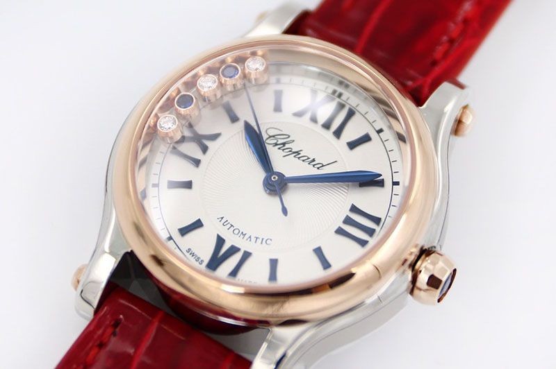 目を惹くカラーショパール ハッピースポーツ 偽物 33MM shj30178激安送料無料