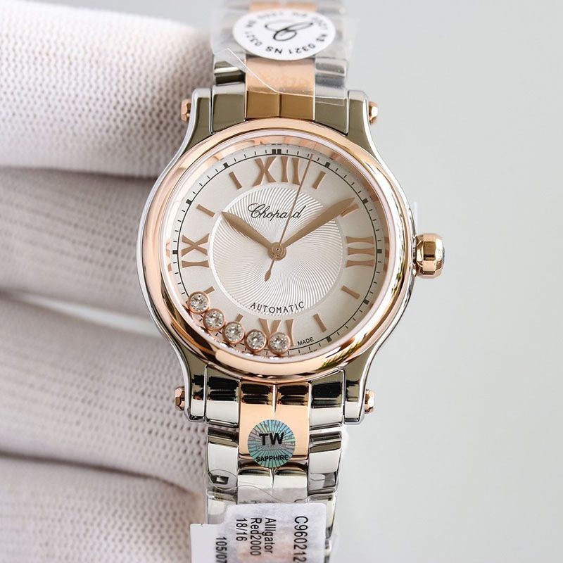大人気！ショパール ハッピースポーツ 偽物 33MM 2色 shl95242代引きを販売