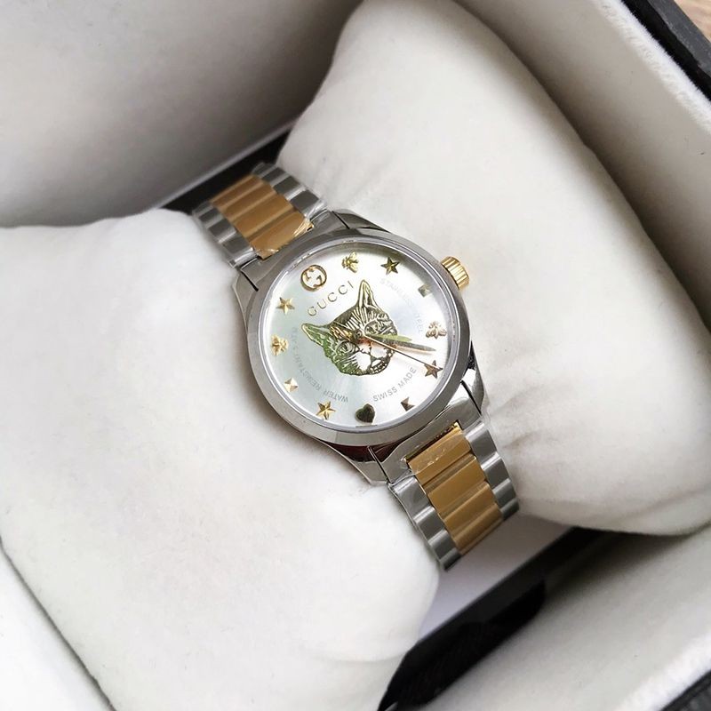 ★日本!!人気！グッチ G-タイムレス ウォッチ コピー☆猫 38mm/27mm 腕時計 YA126596高い品質