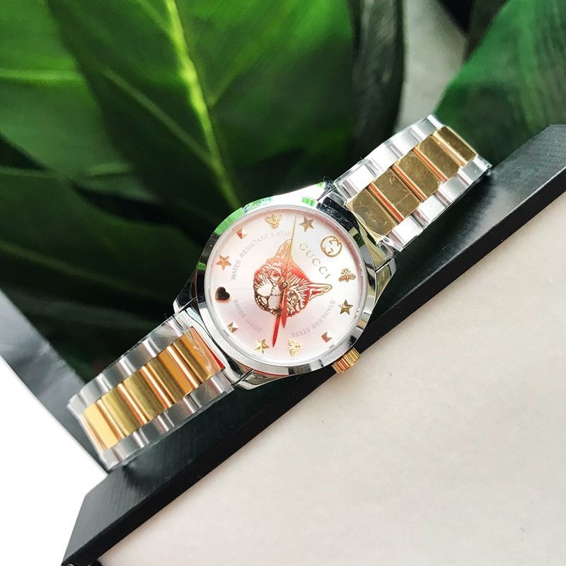 ★日本!!人気！グッチ G-タイムレス ウォッチ コピー☆猫 38mm/27mm 腕時計 YA126596人気
