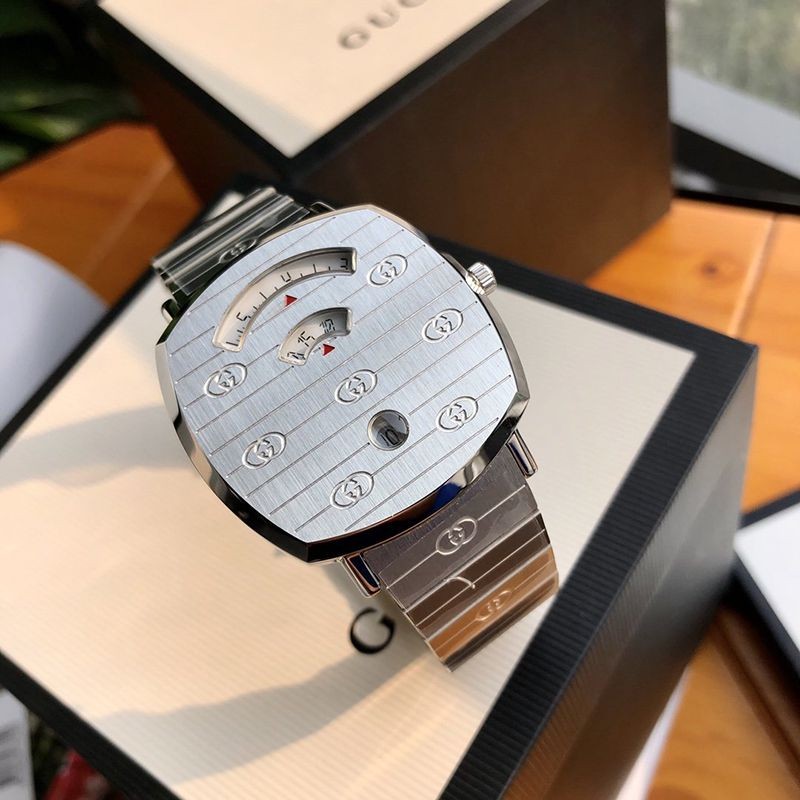 春もの新作グッチ☆グリップステンレススチールウォッチ コピー 38mm/35mm YA157401通販