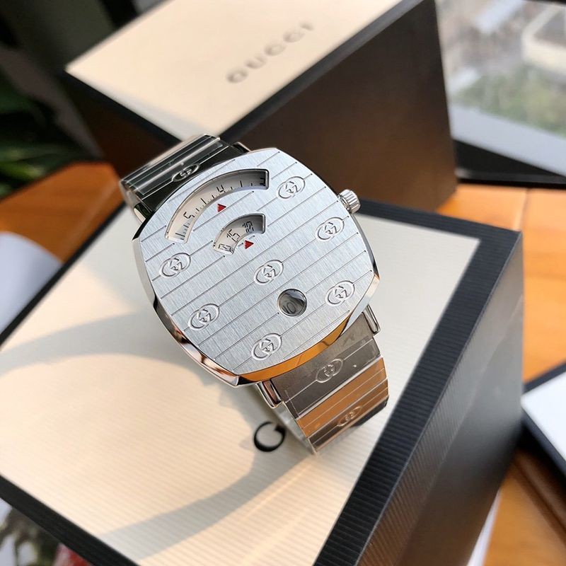 春もの新作グッチ☆グリップステンレススチールウォッチ コピー 38mm/35mm YA157401激安送料無料