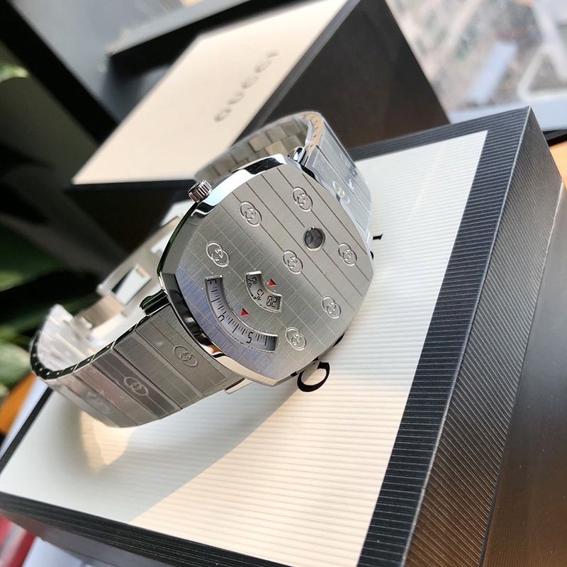春もの新作グッチ☆グリップステンレススチールウォッチ コピー 38mm/35mm YA157401人気